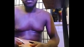 Purple lights while naked2