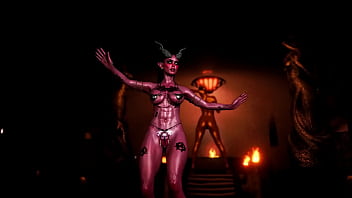 Sexy Wild Demon Girl Seduces You With Unholy Ritual Dance In Abandoned Ruins thumbnail