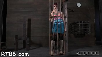 Hot slave delights with blowjob