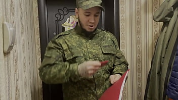 When a soldier visits an army mate's wife