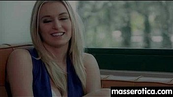 Young innocent lesbian has her tight little flower penetrated 25