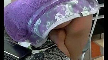 Thick slut with a towel teasing