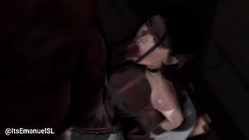 White slut let bbc play in her throat second life