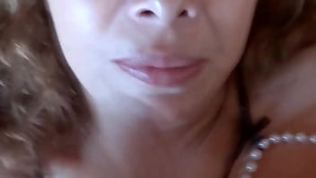 Stepmom sucks my cock until i cum she sucks me off passionately