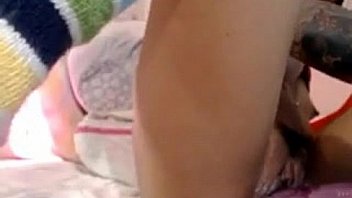 Sexy latin whore masturbating