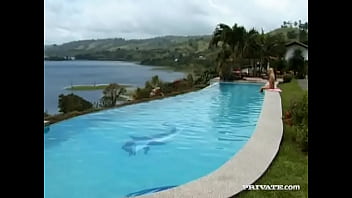 Delfynn delage outdoors sucking and fucking during hardcore gang bang