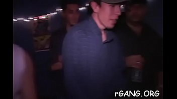 Men stare at lesbian fun