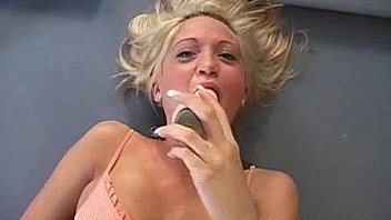 Vibrator fun on a pool table for spring