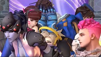 Overwatch tracer widow maker facesit mercy Overwatch tracer widow maker facesit mercy