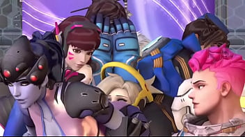 Overwatch tracer widow maker facesit mercy Overwatch tracer widow maker facesit mercy