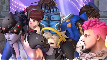 Overwatch tracer widow maker facesit mercy Overwatch tracer widow maker facesit mercy