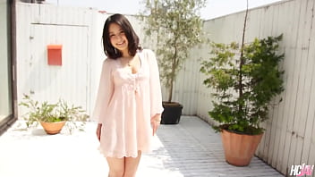 Japanese babe ayumi iwasa sits on a hard cock and gets cum filled