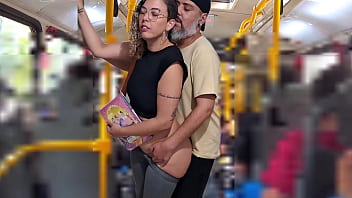 Slutty Student Gets Cumshot In Public On The Bus thumbnail