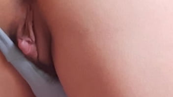 Hot slut showing off her body in an exciting provocation