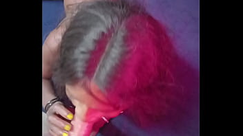 Hot petite black blowjob queen sucks old grandpa daddy's thick cock and gets tucked doggystyle