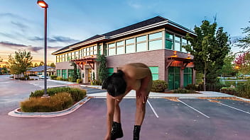 Stripping and masturbating in the parking with agarabas and olpr