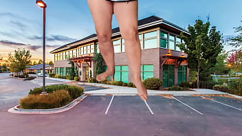 Stripping and masturbating in the parking with agarabas and olpr