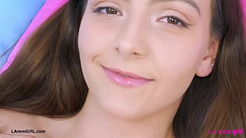 Radiant Brunette Beauty Naked Close Up thumbnail