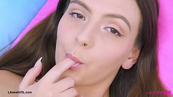 Radiant brunette beauty naked close up Radiant brunette beauty naked close up