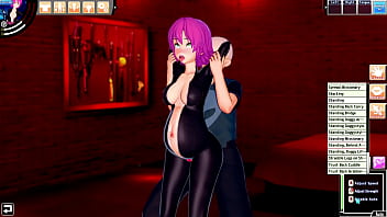 Esurance babe gets fucked so much her belly is swollen