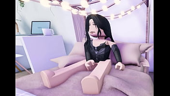 E girl na dedilhação roblox animação