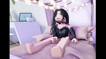E girl na dedilhação roblox animação