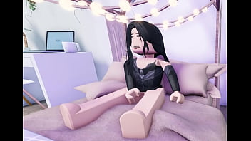 E girl na dedilhação roblox animação