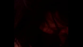 Latina tries to swallow big brown cock