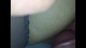 Grey pantyhose masturbatio and cumshot