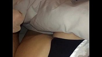 Grey pantyhose masturbatio and cumshot