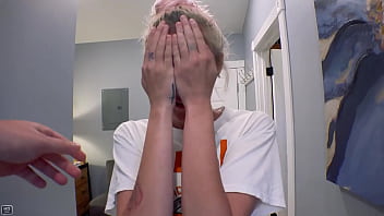 Ginger cutie luna parish and blonde coed sassy lick and rub their twats