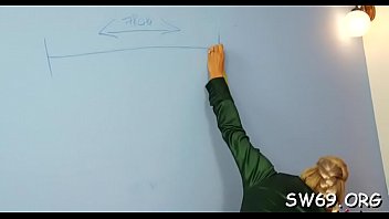 Perverted whore covered in slime