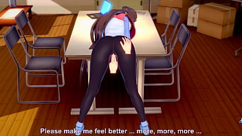 Mei from pokemon fucked and filled up with creampies