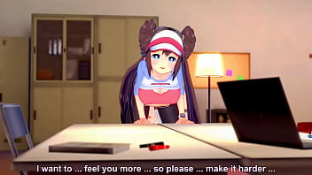 Mei from pokemon fucked and filled up with creampies