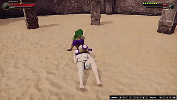 Jennifer vs diana nf3d female mma femdom combat