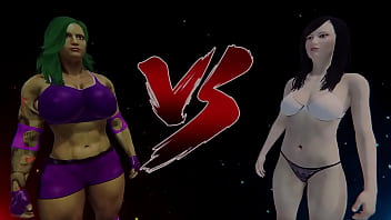 Jennifer vs diana nf3d female mma femdom combat