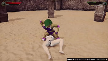 Jennifer vs diana nf3d female mma femdom combat