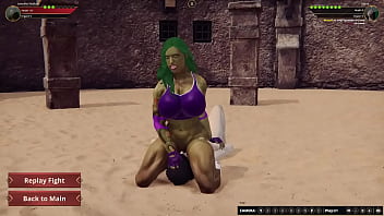 Jennifer vs diana nf3d female mma femdom combat Jennifer vs diana nf3d female mma femdom combat