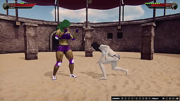 Jennifer vs diana nf3d female mma femdom combat