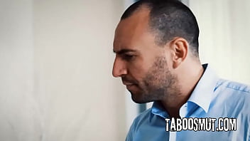 Blonde teen has sex with older guy as a payback for hitting his car Blonde teen has sex with older guy as a payback for hitting his car