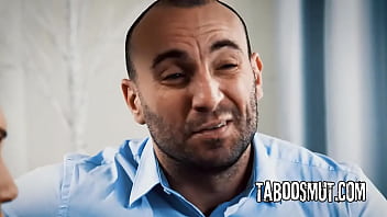 Blonde teen has sex with older guy as a payback for hitting his car