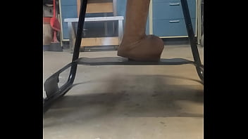 Big hankeys dildo on the bouncy sex chair