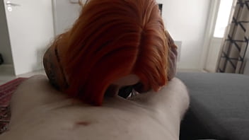 Fucking sexy redhead until she has powerful orgasm