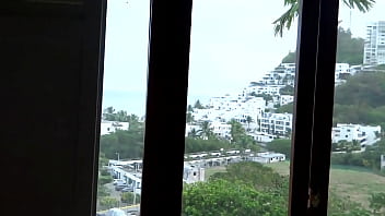 On the beach i film my beautiful wife's big hairy pussy while she's relaxing