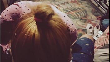 Doña mamadas con final feliz