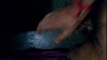 Oil rubbing on my dick