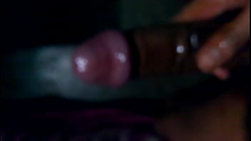 Oil rubbing on my dick