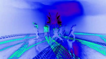 Coreanos estadounidenses japoneses canadienses bailando en un porshe