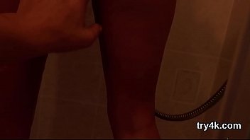 Innocent chick blows dick in pov and gets tight slit screwed