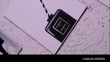 Hot brunette shows herself on camera